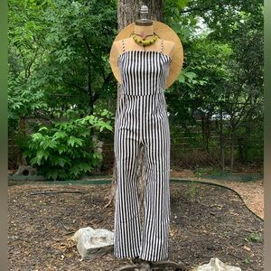 Urban Outfitters Striped Jumpsuit, Size Small